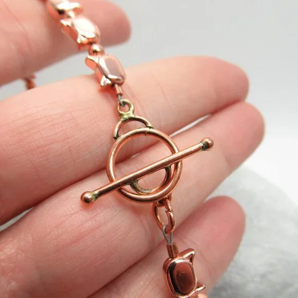 Copper Cat bracelet - Picture 6 of 11